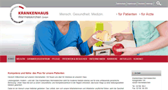Desktop Screenshot of krankenhaus-wermelskirchen.de